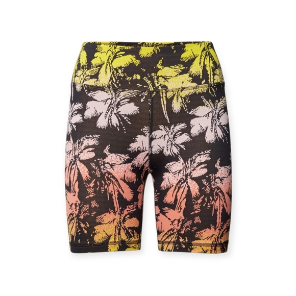 Solid & Striped biker shorts with all-over palm tree print size small - Picture 2 of 10